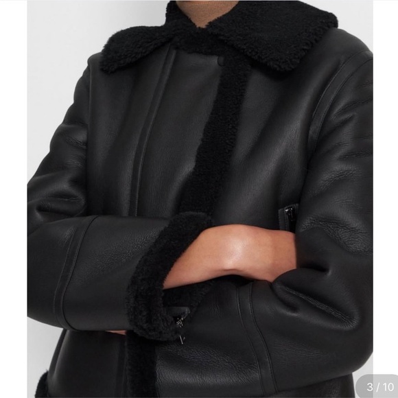 Theory 
Moto Jacket in Shearling - Picture 5 of 16
